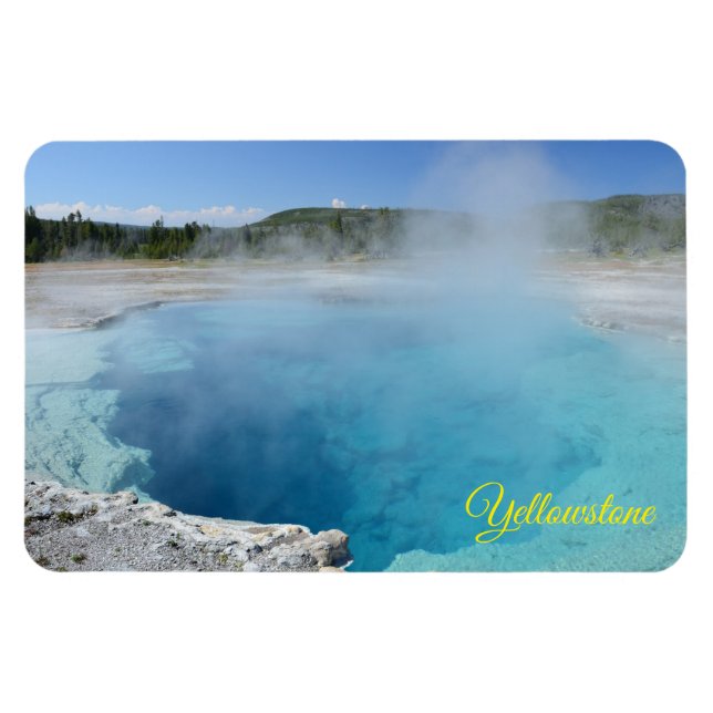 Yellowstone Magnet-Hot Spring Magnet (Horizontal)