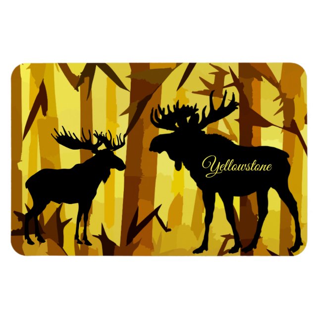 Yellowstone Magnet-Moose Magnet (Horizontal)