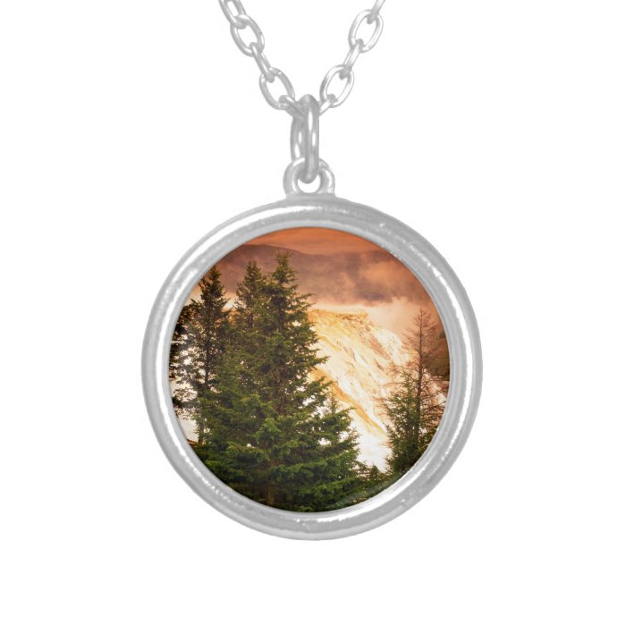 Yellowstone Mammoth Terraces Wyoming Necklaces