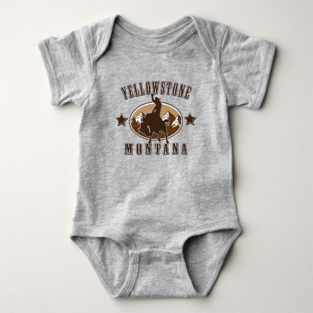 Yellowstone Montana Baby Bodysuit (Front)