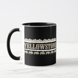 Yellowstone Montana Bison Mug