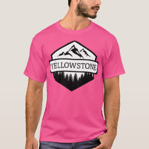Yellowstone Montana Mountains and Trees TShirt 1