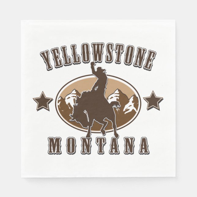 Yellowstone Montana Napkins (Front)