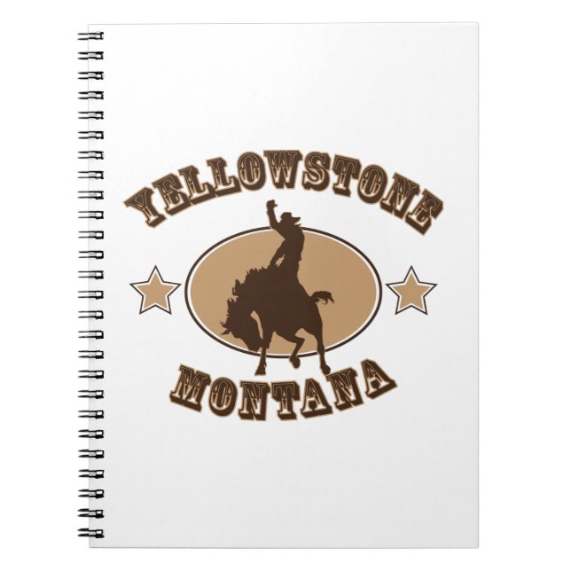 Yellowstone Montana Notebook (Front)