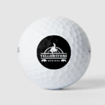 Yellowstone Montana Rodeo Cowboy Golf Balls at Zazzle