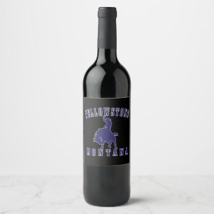 Yellowstone Montana Wine Label