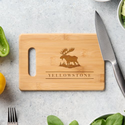 Yellowstone Moose Cutting Board