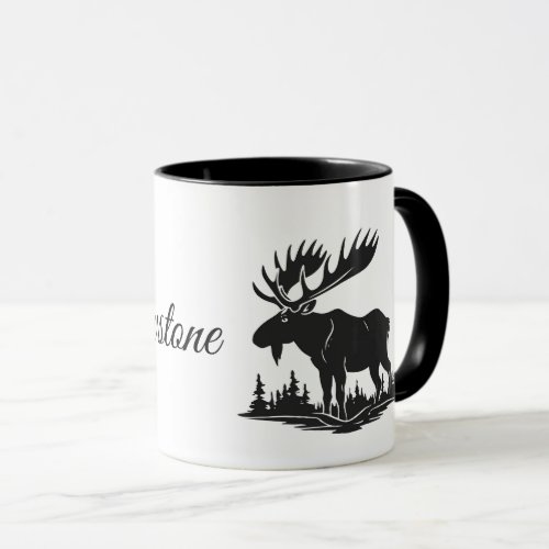 Yellowstone Moose Mug