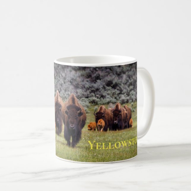 Yellowstone Mug-Buffalo Coffee Mug (Front Right)