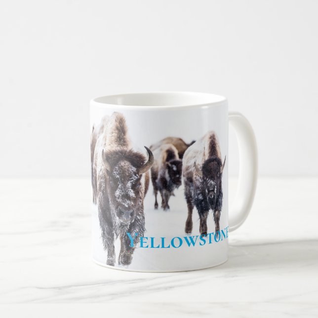 Yellowstone Mug-Buffalo Coffee Mug (Front Right)