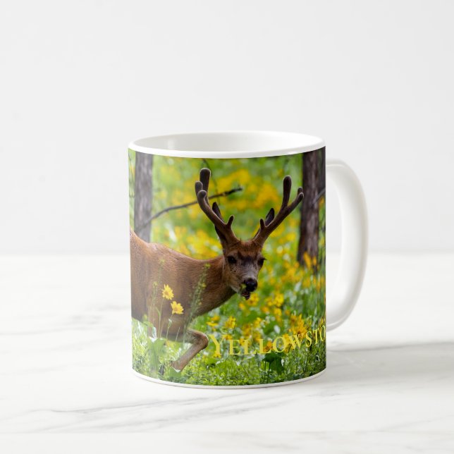Yellowstone Mug-Deer Coffee Mug (Front Right)