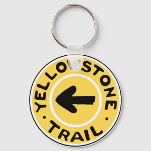 Yellowstone National Auto Trail Keychain