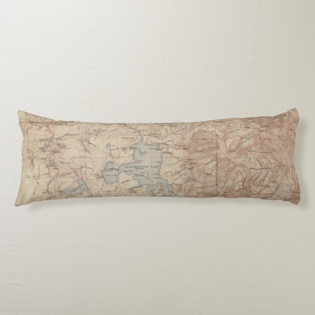 Yellowstone National Park 2 2 Body Pillow (Front)