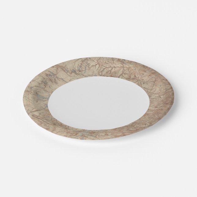 Yellowstone National Park 2 2 Paper Plates (Angled)