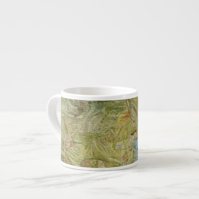 Yellowstone National Park 2 Espresso Cup (Front Left)