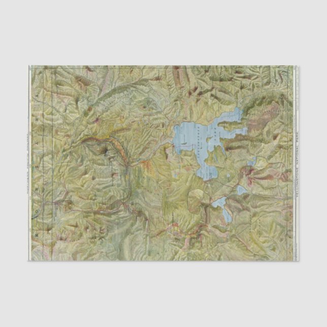 Yellowstone National Park 2 Tissue Paper (Front)