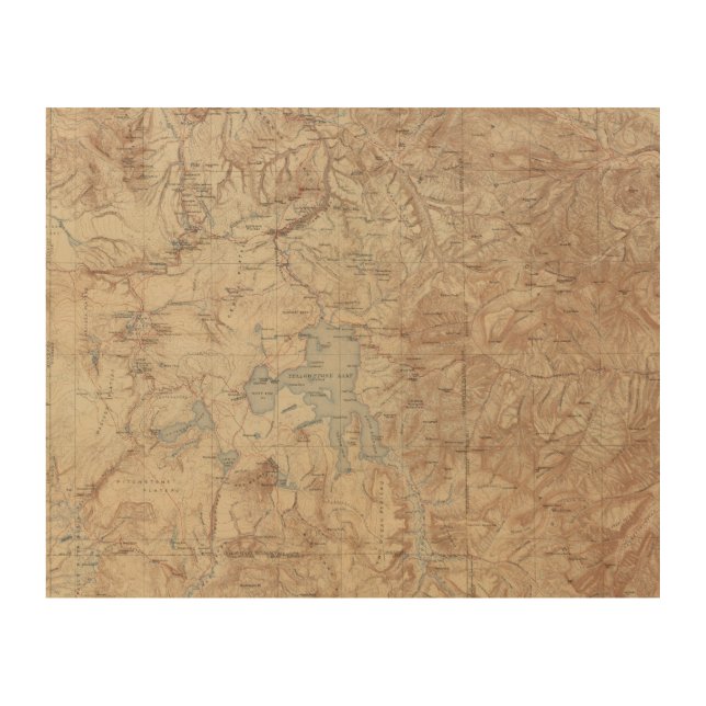 Yellowstone National Park 2 Wood Wall Decor (Front)
