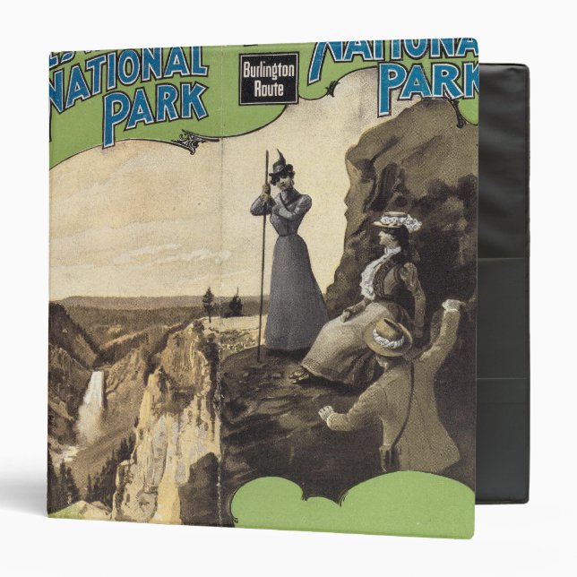 Yellowstone National Park 3 Binder (Front/Inside)