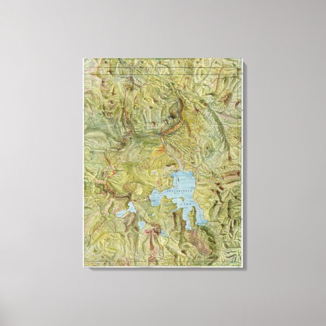 Yellowstone National Park 3 Canvas Print (Front)