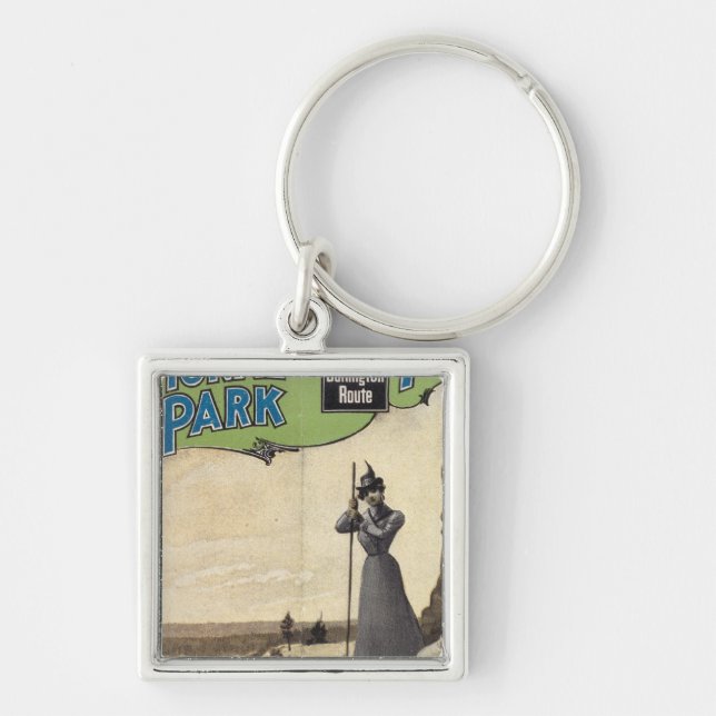 Yellowstone National Park 3 Keychain (Front)