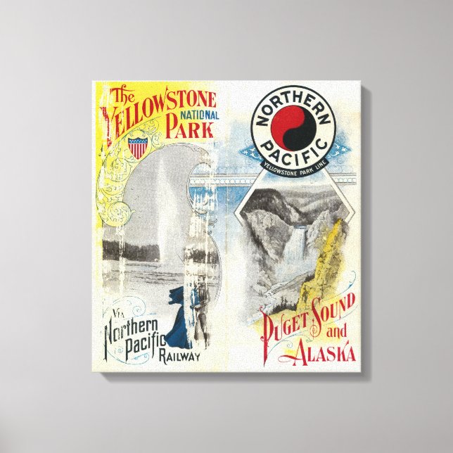 Yellowstone National Park 4 Canvas Print (Front)