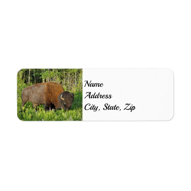 Yellowstone National Park Address Label (Front)
