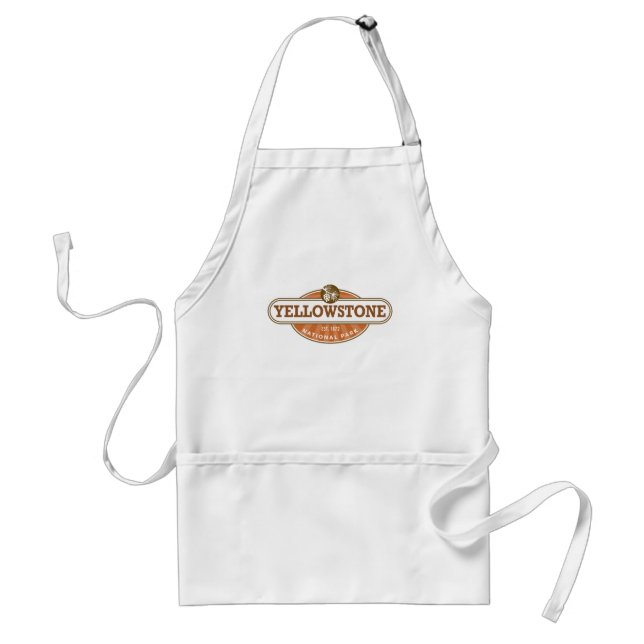Yellowstone National Park Adult Apron (Front)