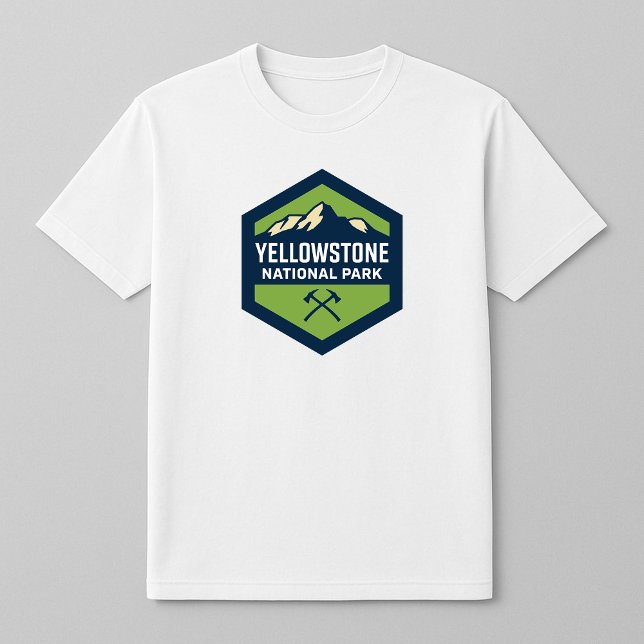 Yellowstone National Park Badge Logo T-Shirt (Creator Uploaded)