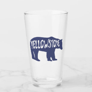 Yellowstone National Park Bear Glass