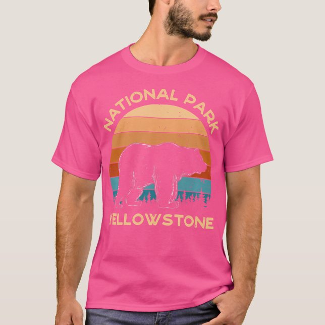 Yellowstone National Park - Bear Nature Camping Hi T-Shirt (Front)