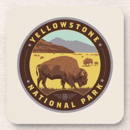 Yellowstone National Park Beverage Coaster