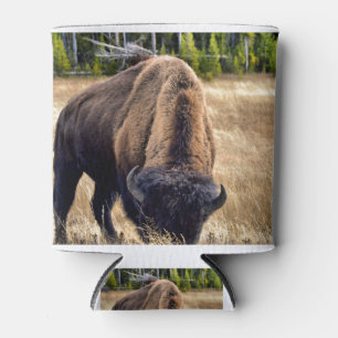 Yellowstone National Park Bison Can Cooler