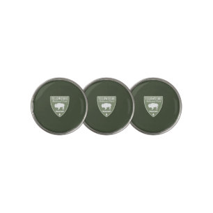 Yellowstone National Park Bison Golf Ball Marker