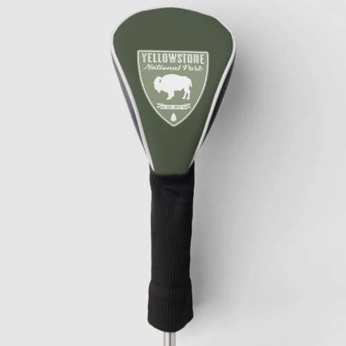 Yellowstone National Park Bison Golf Head Cover