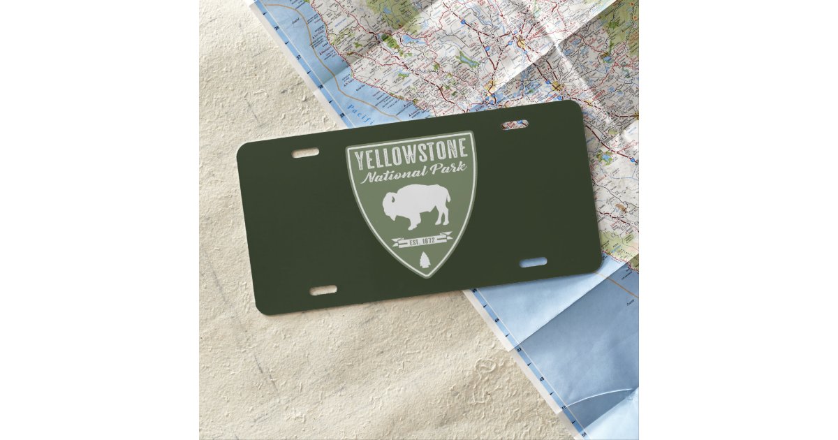 On wednesday but entry will be limited by a license plate number system. Yellowstone National Park Bison License Plate Zazzle