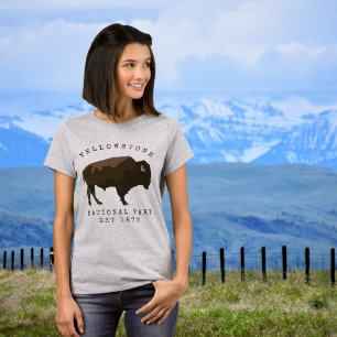 Yellowstone National Park Bison T-shirt