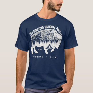 Yellowstone National Park Bison T-Shirt