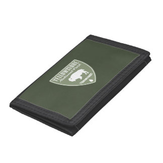 Yellowstone National Park Bison Trifold Wallet