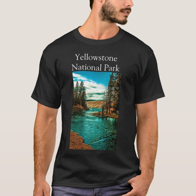 Yellowstone National Park Black Shirt (Front)