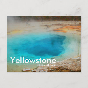 Yellowstone National Park, Blue Pool Postcard