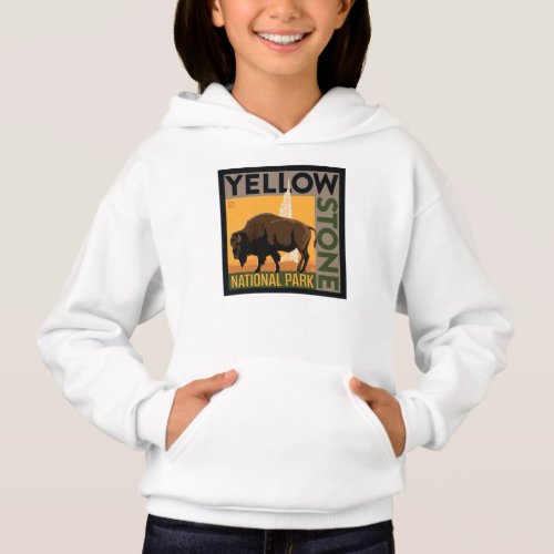 Yellowstone National Park  Buffalo Hoodie