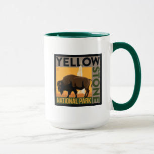 Yellowstone National Park Buffalo Mug