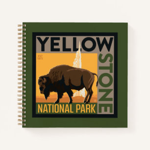 Yellowstone National Park   Buffalo Notebook