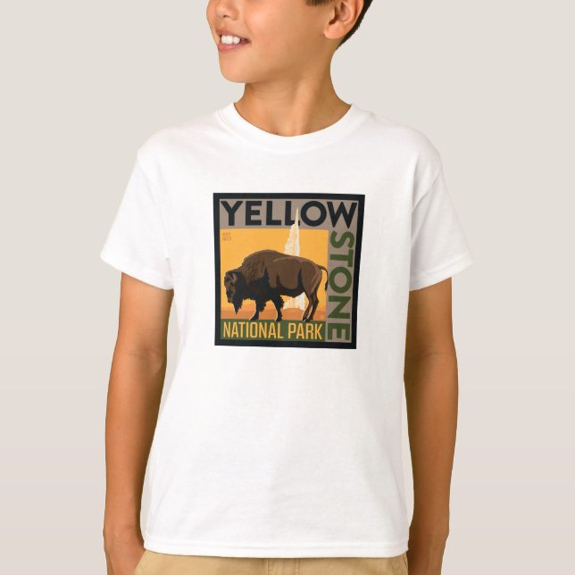 Yellowstone National Park | Buffalo T-Shirt (Front)