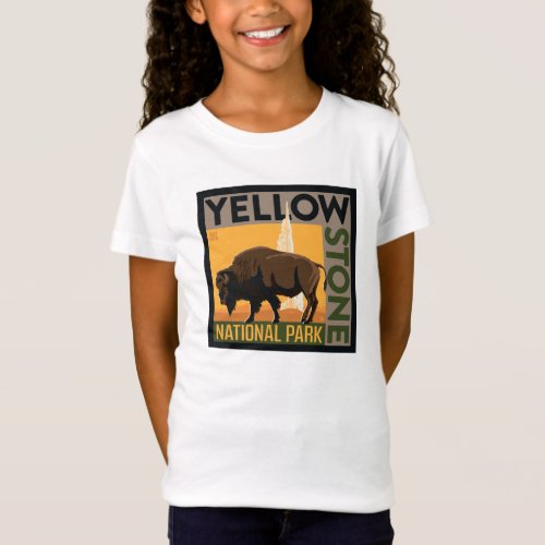 Yellowstone National Park  Buffalo T_Shirt