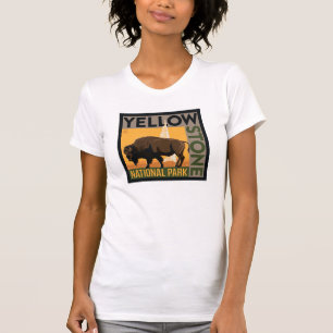Yellowstone National Park Buffalo T-Shirt