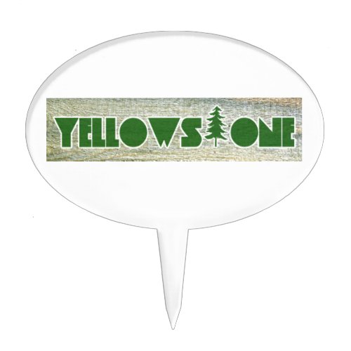 Yellowstone National Park Cake Topper