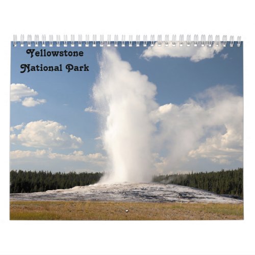 Yellowstone National Park Calendar