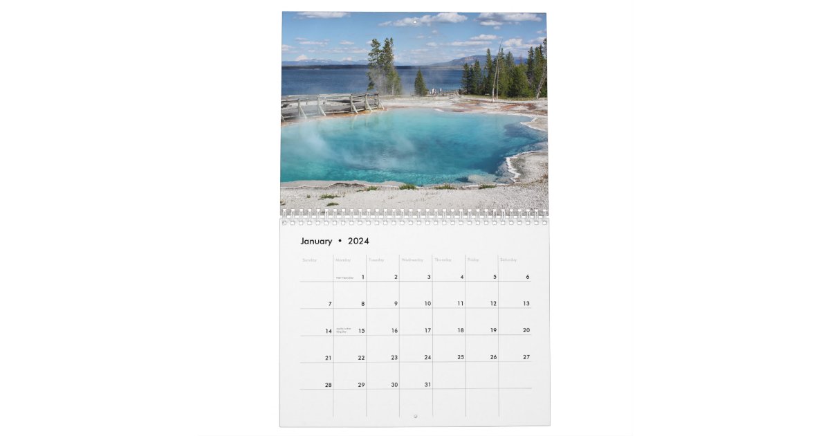 Yellowstone National Park Calendar Zazzle