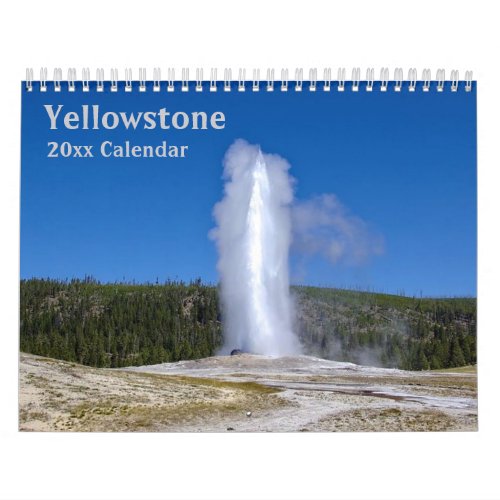 Yellowstone National Park Calendar